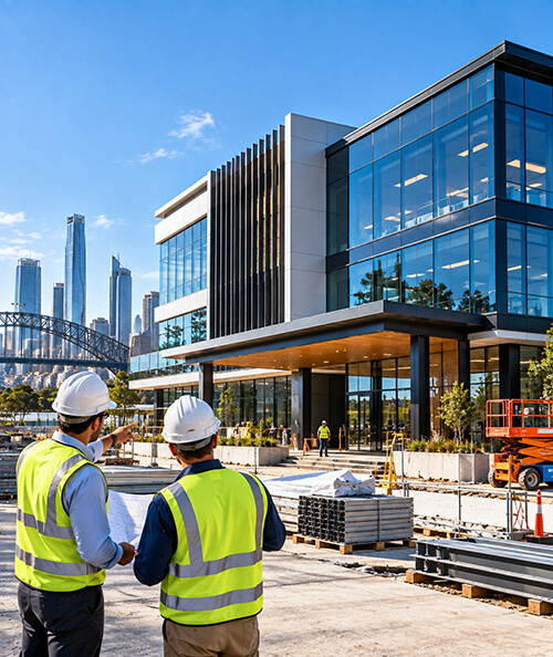 Commercial steel work